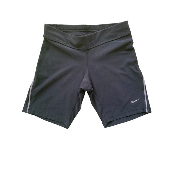 Set of 2 Nike Dri-Fit Activewear Summer Running Shorts w/ Drawstrings Black Grey - Picture 2 of 9